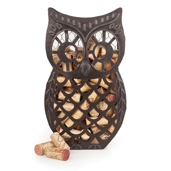 1 True 3459 Country Cottage Wise Owl Cork Collector - 3459