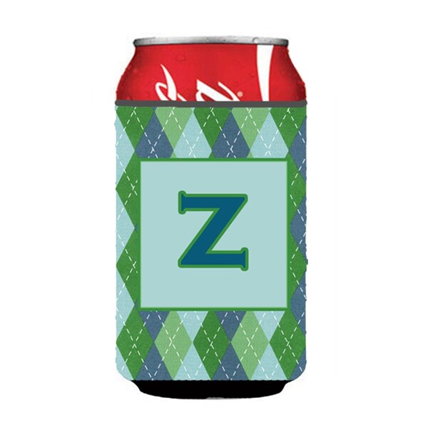 Carolines Treasures Letter Z Initial Monogram - Blue Argoyle Can Or Bottle  Hugger - CJ1020-ZCC