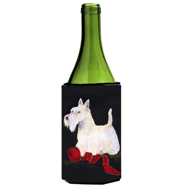 Carolines Treasures Scottish Terrier Wine bottle sleeve Hugger - 24 oz. - SS8553LITERK