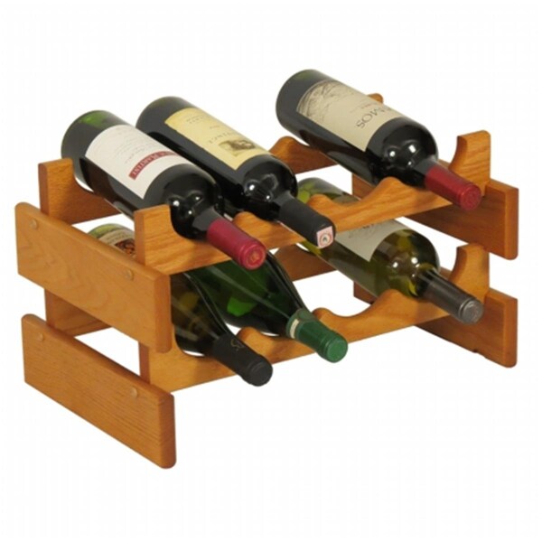 Wooden Mallet 8 Bottle Dakota Wine Rack - WO599332