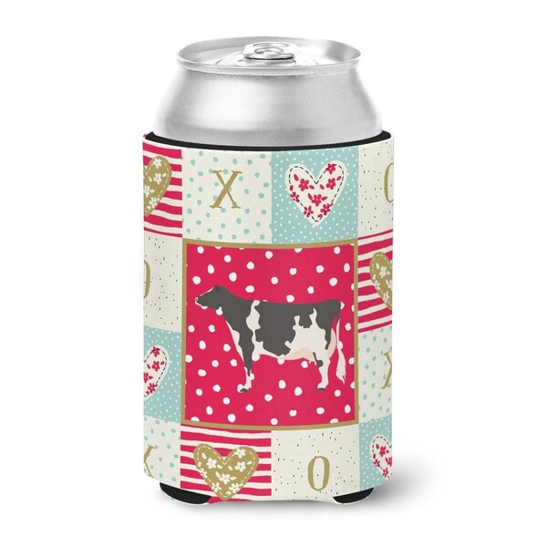 Carolines Treasures Holstein Cow Love Can or Bottle Hugger - CK5249CC
