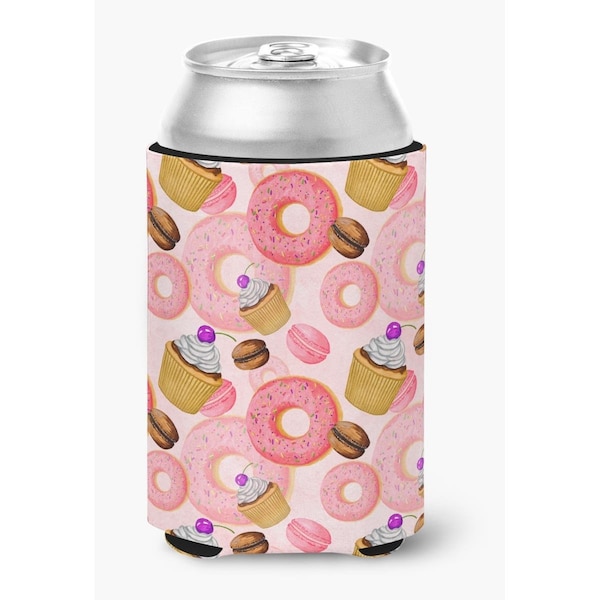 Carolines Treasures Watercolor Sweet Pastries Can or Bottle Hugger - BB7562CC