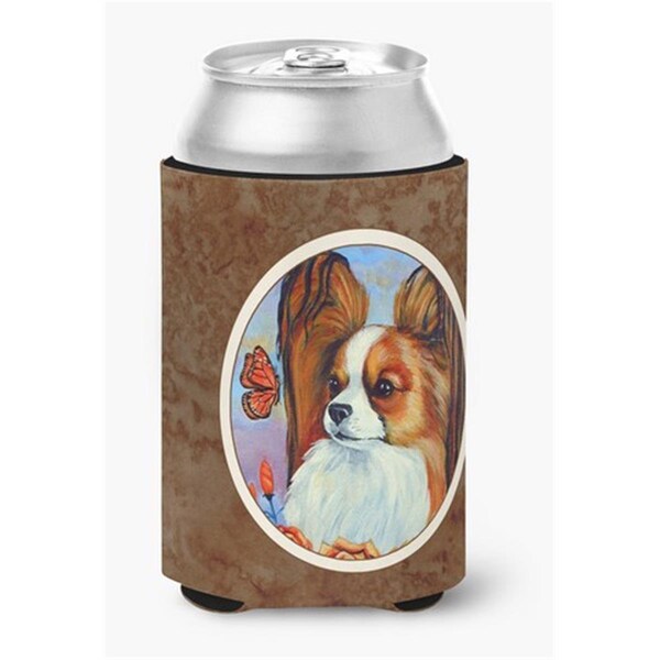Carolines Treasures Papillon Can or Bottle Hugger, 0.25 x 4 x 5.5 in. - 7039CC
