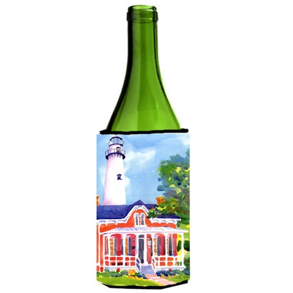 Carolines Treasures Lighthouse Wine Bottle  Hugger - 24 oz. - 6044LITERK
