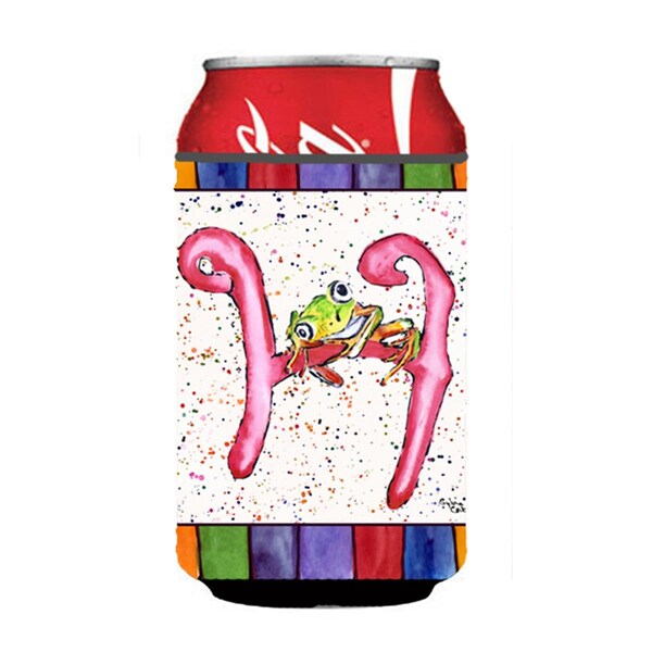 Carolines Treasures Letter H With Frog Can Or Bottle  Hugger - 8431-HCC
