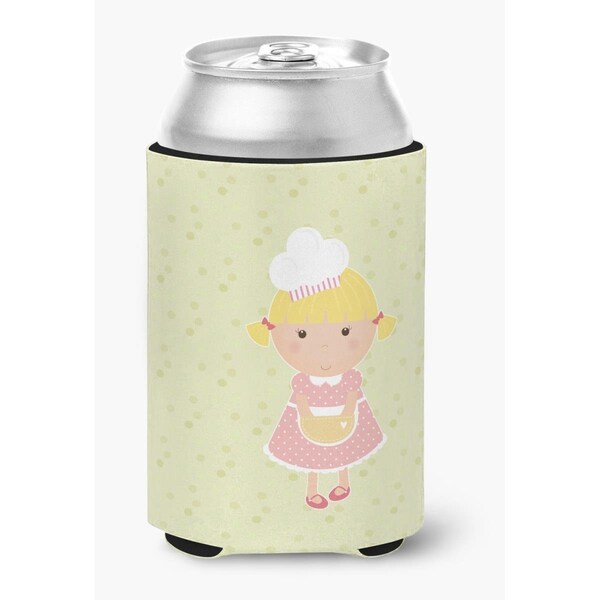 Carolines Treasures Blonde Baker on Green Can or Bottle Hugger - BB7309CC
