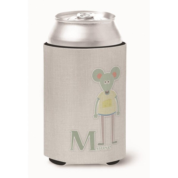 Carolines Treasures Alphabet M for Mouse Can or Bottle Hugger - BB5738CC