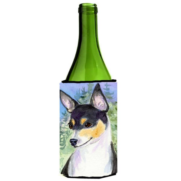 Carolines Treasures Rat Terrier Wine Bottle   Hugger - SS8927LITERK