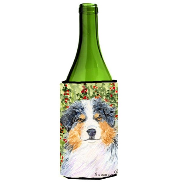 Carolines Treasures Australian Shepherd Wine bottle sleeve Hugger - 24 Oz. - SS8848LITERK