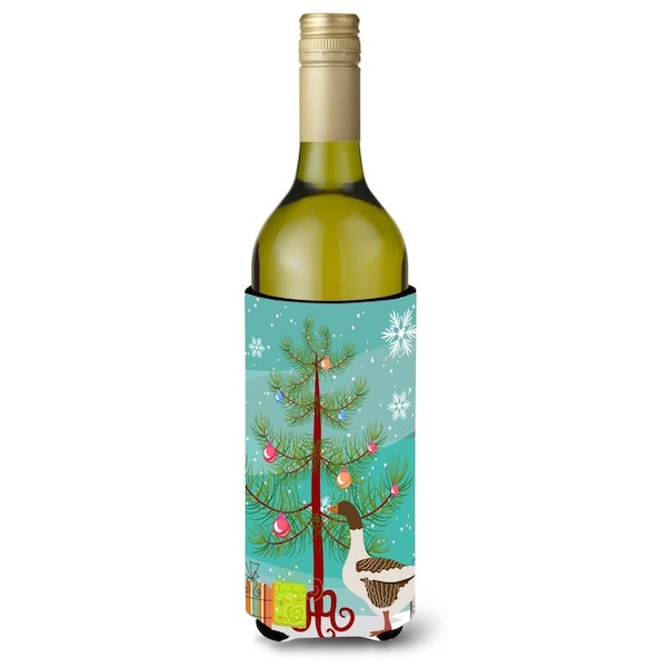 Carolines Treasures Pomeranian Rogener Goose Christmas Wine Bottle Beverge Insulator Hugger - BB9270LITERK