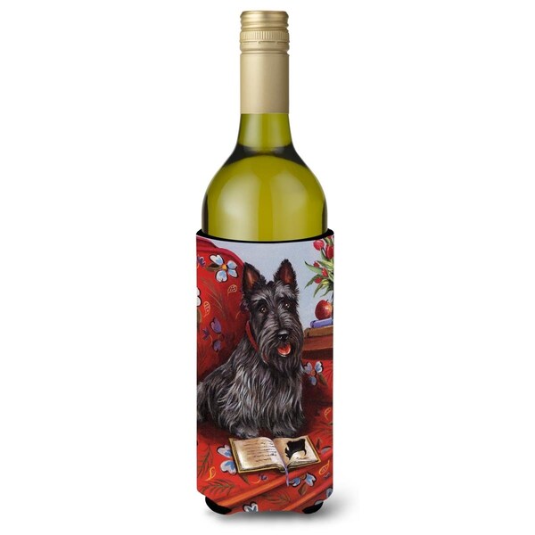 Carolines Treasures 24 oz Scottie Lil Einstein Wine Bottle Hugger - PPP3179LITERK
