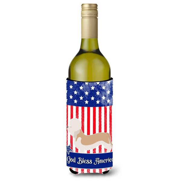 Carolines Treasures Dandie Dinmont Terrier American Wine Bottle Beverge Insulator Hugger - BB8393LITERK