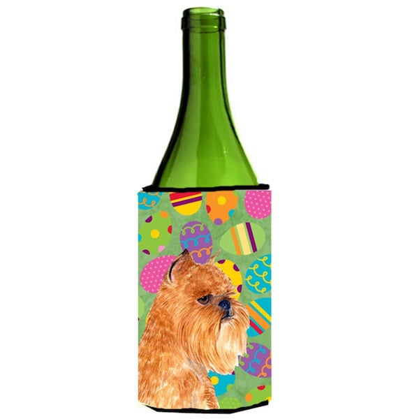 Carolines Treasures Brussels Griffon Easter Eggtravaganza Wine bottle sleeve Hugger - SS4839LITERK