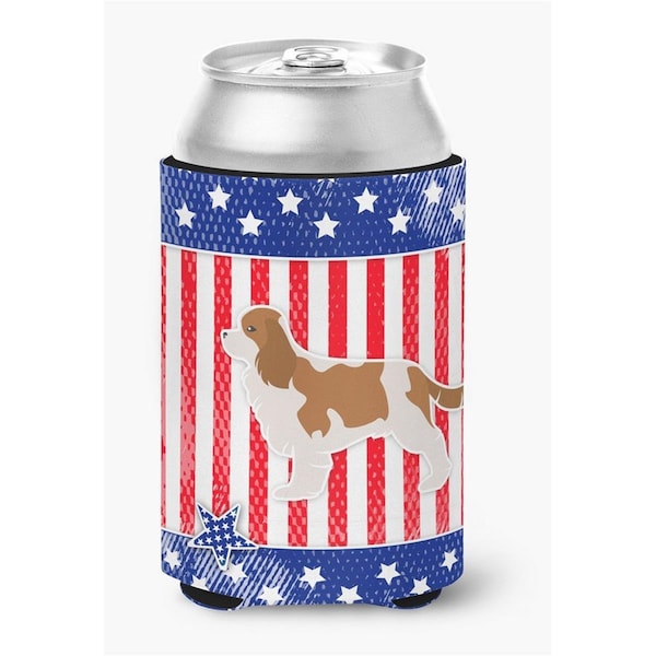 Carolines Treasures USA Patriotic Cavalier King Charles Spaniel Can or Bottle Hugger - BB3349CC