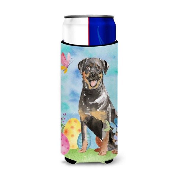 Carolines Treasures Easter Eggs Rottweiler Michelob Ultra Hugger for Slim Cans - CK1905MUK