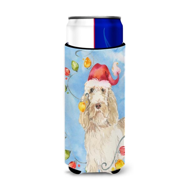 Carolines Treasures Christmas Lights Spinone Italiano Michelob Ultra Hugger for Slim Cans - CK2496MUK