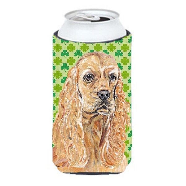 Carolines Treasures Cocker Spaniel St Patricks Irish Tall Boy bottle sleeve Hugger - 22 To 24 oz. - SC9570TBC