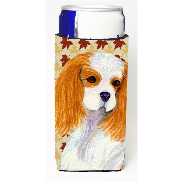Carolines Treasures Cavalier Spaniel Fall Leaves Portrait Michelob Ultra s For Slim Cans - 12 oz. - SS4329MUK