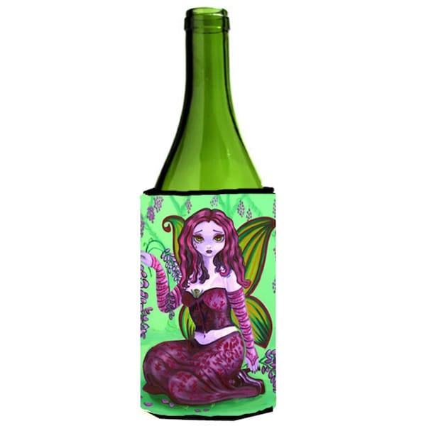 Carolines Treasures Fairy Lady Wisteria Wine Bottle Beverage insulator Hugger - 7377LITERK