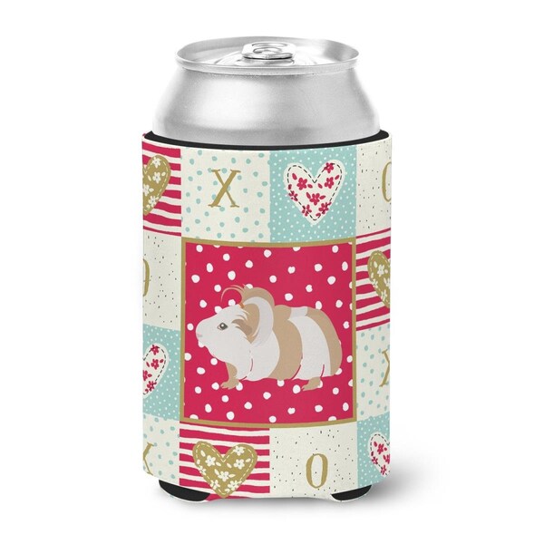 Carolines Treasures Silkie Guinea Pig Love Can or Bottle Hugger - CK5434CC