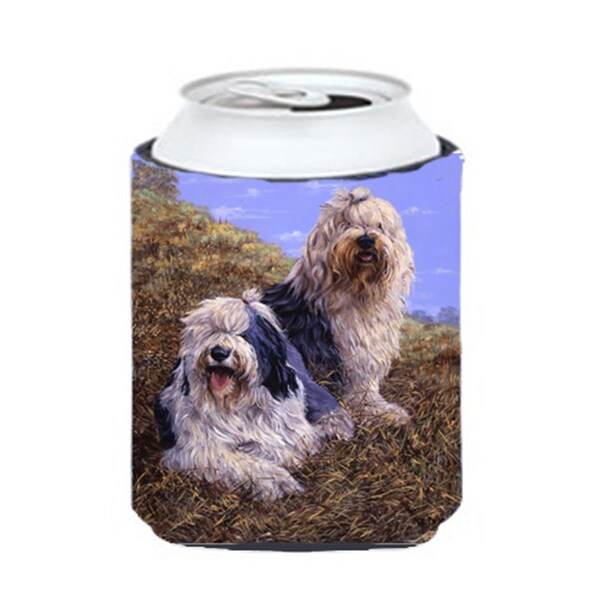 Carolines Treasures Old English Sheepdogs by Michael Herring Can or Bottle Hugger - HMHE0229CC