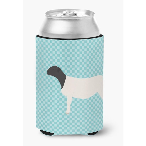 Carolines Treasures Dorper Sheep Blue Check Can or Bottle Hugger - BB8152CC