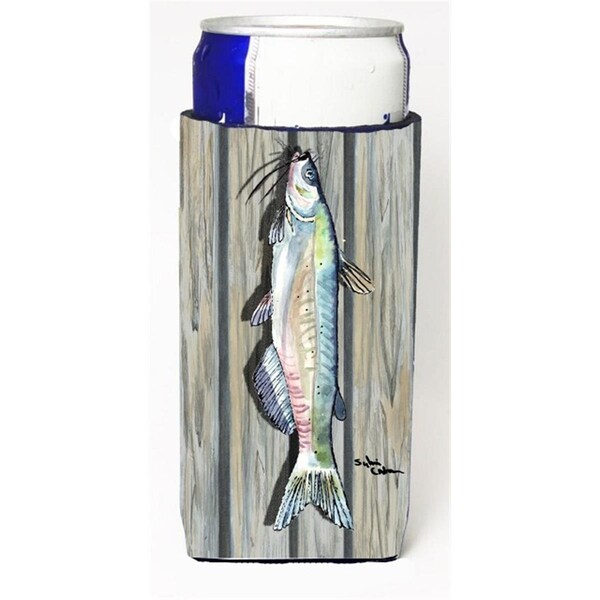 Carolines Treasures Fish Catfish Michelob Ultra bottle sleeve for Slim Can - 8492MUK
