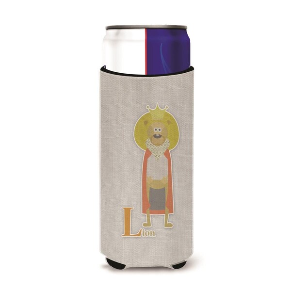 Carolines Treasures Alphabet L for Lion Michelob Ultra Hugger for Slim Cans - BB5737MUK