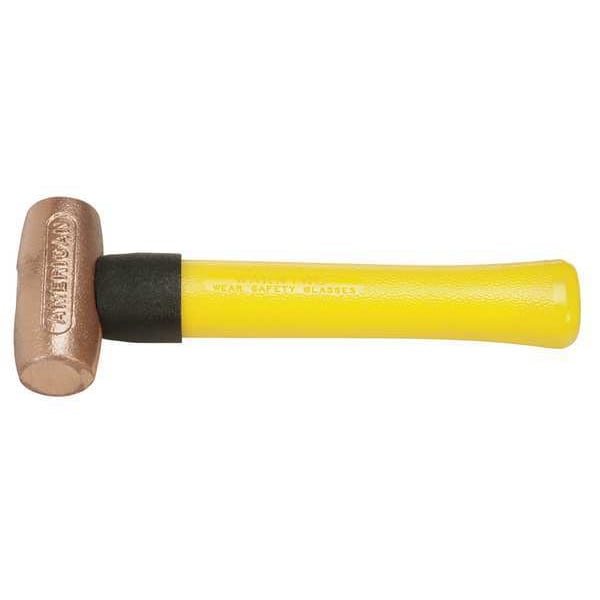 American Hammer Sledge Hammer, 1 lb., 9-1/2 In, Fiberglass - AM1CUFG