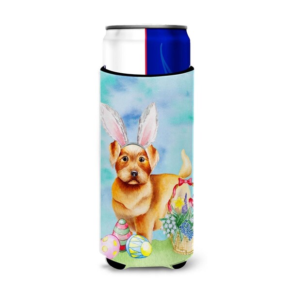 Carolines Treasures Norfolk Terrier Easter Bunny Michelob Ultra Hugger for Slim Cans - CK1376MUK
