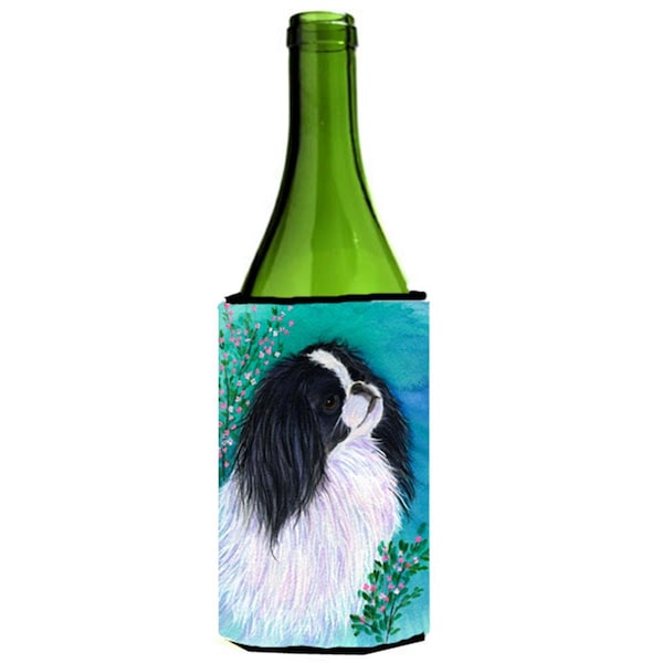Carolines Treasures Japanese Chin Wine bottle sleeve Hugger - 24 oz. - SS8134LITERK