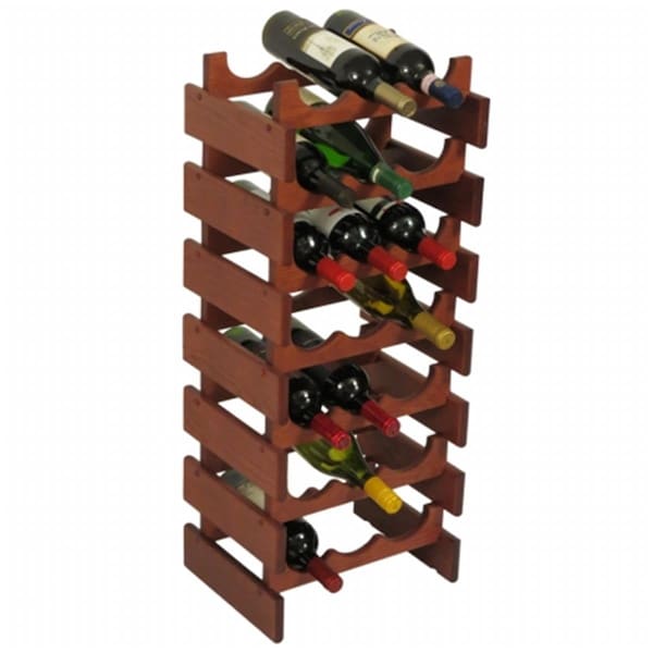 Razoredge 21 Bottle Dakota Wine Rack - Mahogany - RA3276878