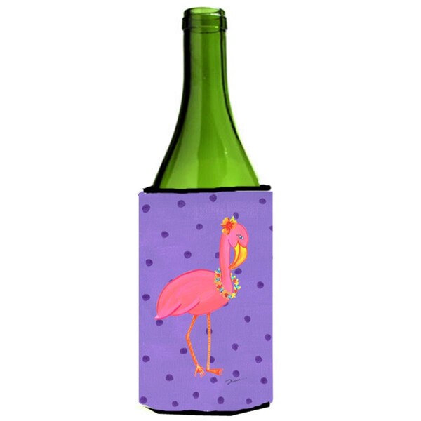 Carolines Treasures Flamingo Wine bottle sleeve Hugger - LD6154LITERK