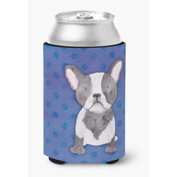 Carolines Treasures French Bulldog Polkadot Watercolor Can or Bottle Hugger - BB7394CC