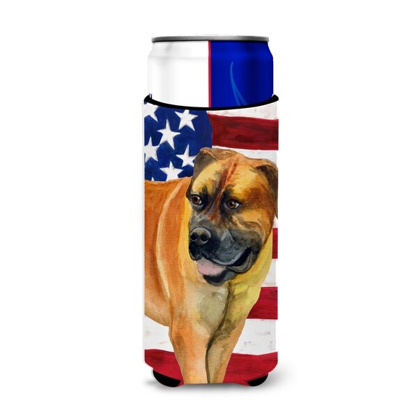 Carolines Treasures Boerboel Mastiff Patriotic Michelob Ultra Hugger for Slim Cans - BB9646MUK