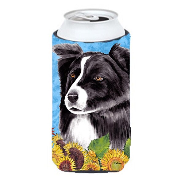 Carolines Treasures Border Collie Tall Boy bottle sleeve Hugger - SC9071TBC