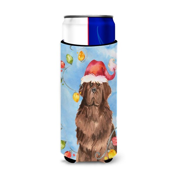 Carolines Treasures Christmas Lights Newfoundland Michelob Ultra Hugger for Slim Cans - CK2487MUK