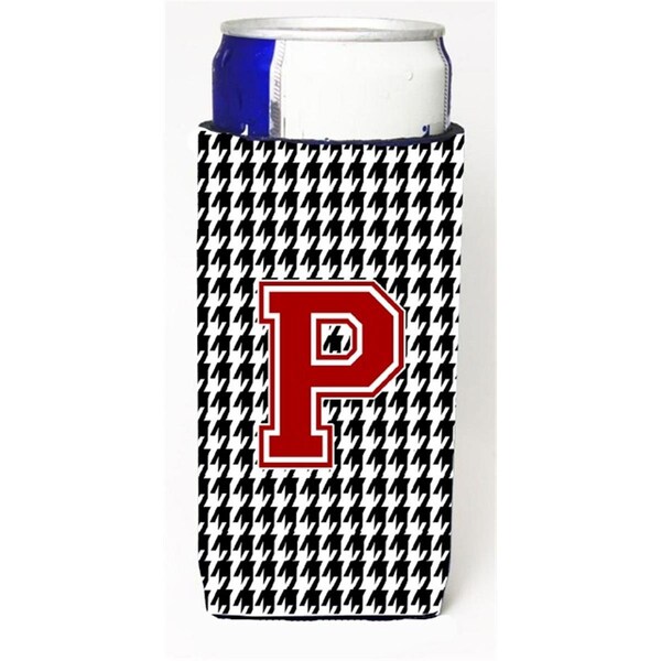 Carolines Treasures Houndstooth Monogram Letter P Michelob Ultra s For Slim Cans - CJ1021-PMUK