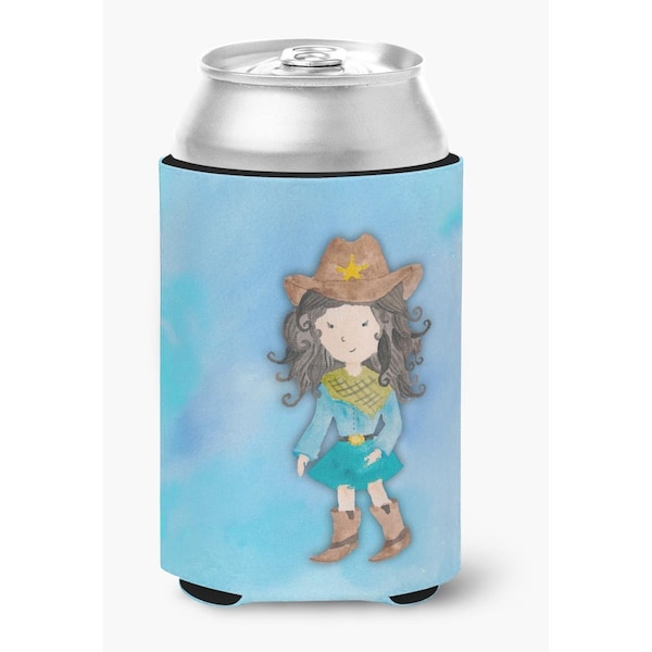 Carolines Treasures Cowgirl Watercolor Can or Bottle Hugger - BB7367CC