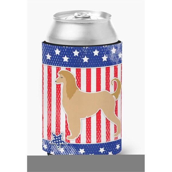 Carolines Treasures USA Patriotic Afghan Hound Can or Bottle Hugger - BB3306CC
