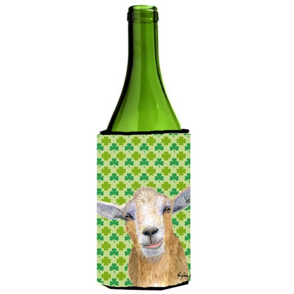 Carolines Treasures St Patricks Day Goat Wine bottle sleeve Hugger - 24 oz. - RDR3025LITERK