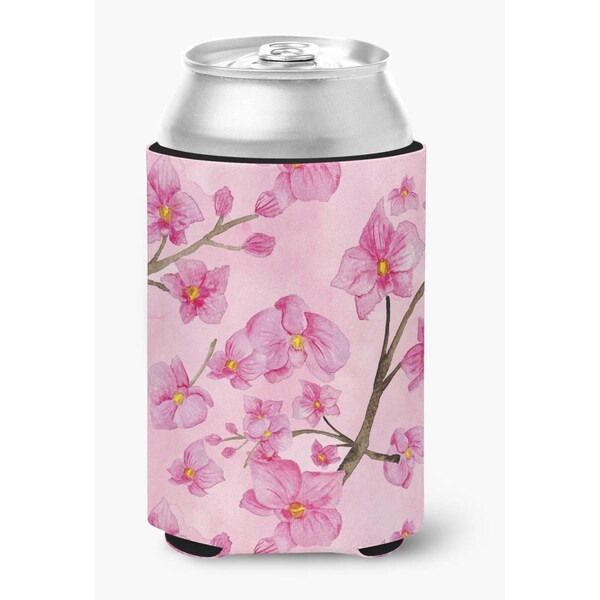 Carolines Treasures Watercolor Pink Flowers Can or Bottle Hugger - BB7505CC