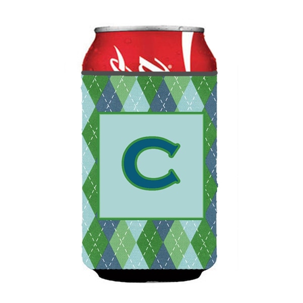 Carolines Treasures Letter C Initial Monogram - Blue Argoyle Can Or Bottle  Hugger - CJ1020-CCC