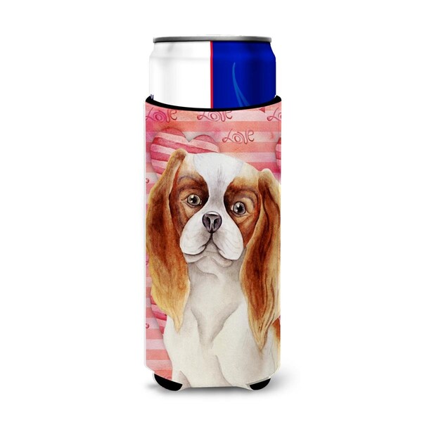 Carolines Treasures Cavalier Spaniel Love Michelob Ultra Hugger for Slim Cans - CK1391MUK