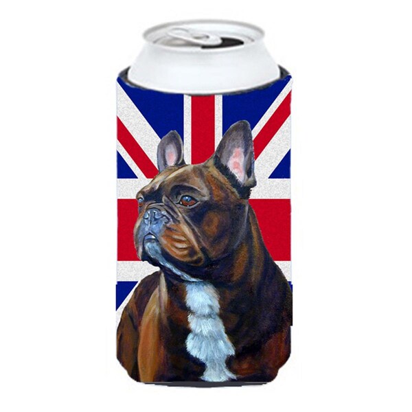 Carolines Treasures French Bulldog With English Union Jack British Flag Tall Boy bottle sleeve Hugger - 22 To 24 Oz. - LH9492TBC