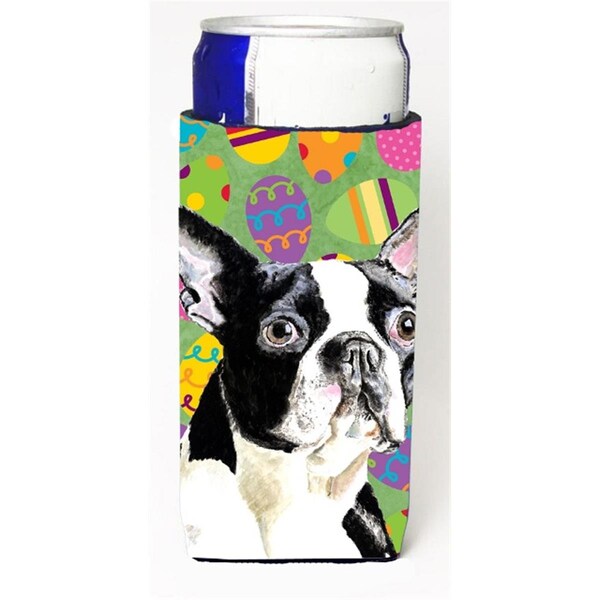 Carolines Treasures Boston Terrier Easter Eggtravaganza Michelob Ultra s For Slim Cans - 12 oz. - SC9440MUK