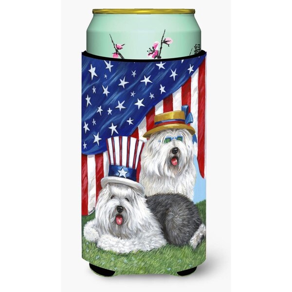 Carolines Treasures 22-24 oz Old English Sheepdog USA Tall Boy Hugger - PPP3121TBC