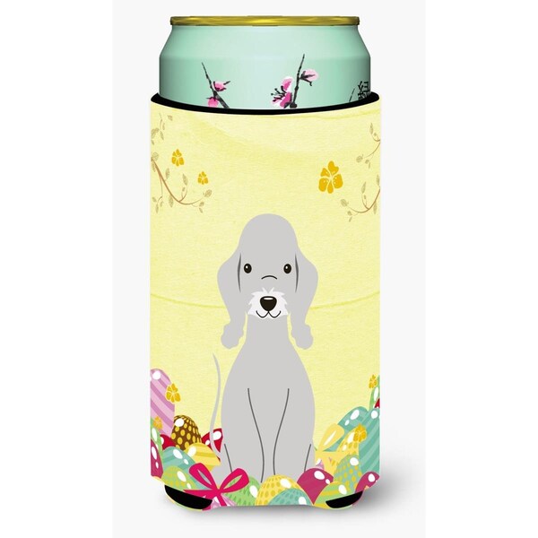 Carolines Treasures Easter Eggs Bedlington Terrier Blue Tall Boy Beverage Insulator Hugger - BB6090TBC
