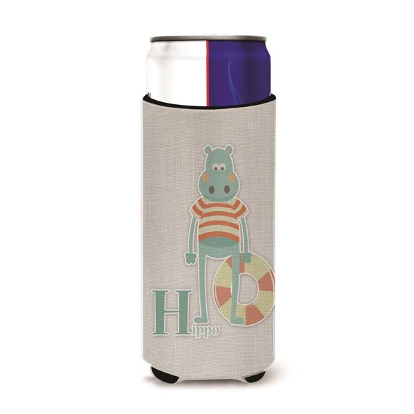Carolines Treasures Alphabet H for Hippopotamus Michelob Ultra Hugger for Slim Cans - BB5733MUK