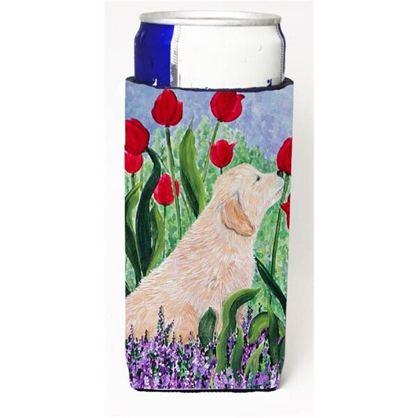 Carolines Treasures Golden Retriever Michelob Ultra bottle sleeves For Slim Cans - SS8610MUK